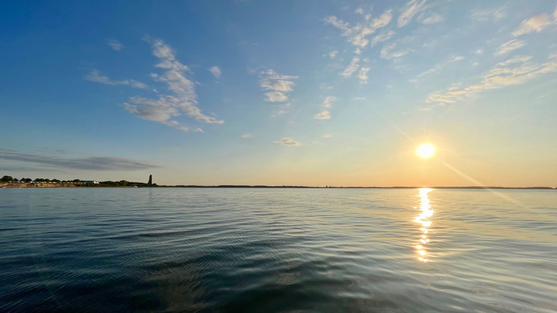 Bild von Laboe und der Kieler Förde